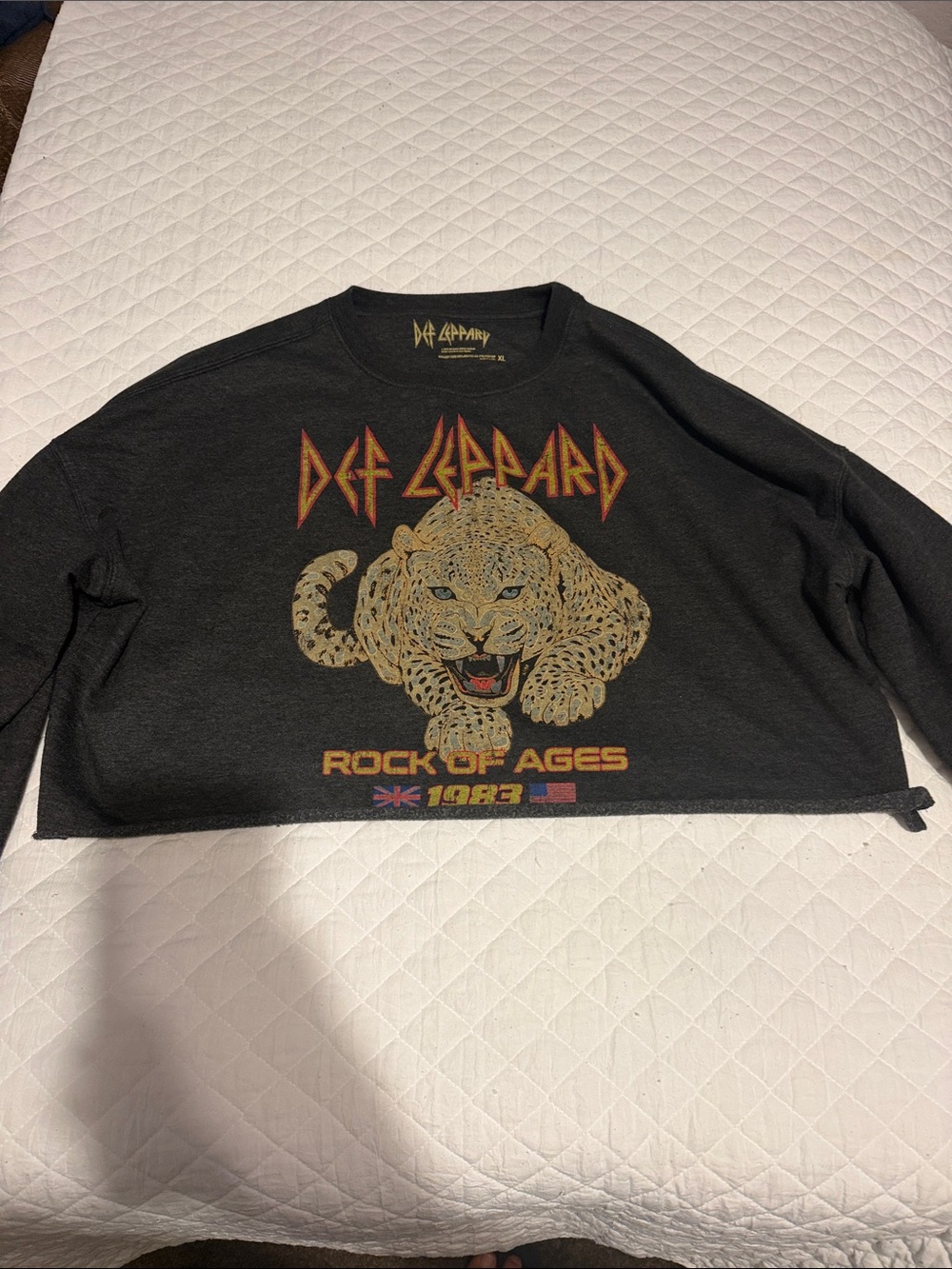 Def Leppard Kids' Black 'Rock of Ages' Graphic Sweatshirt